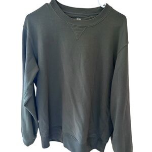 Uniqlo Crewneck Sweatshirt – Olive Green – Size Medium